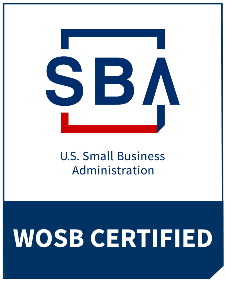 SBA certified Woman-Owned Small Business